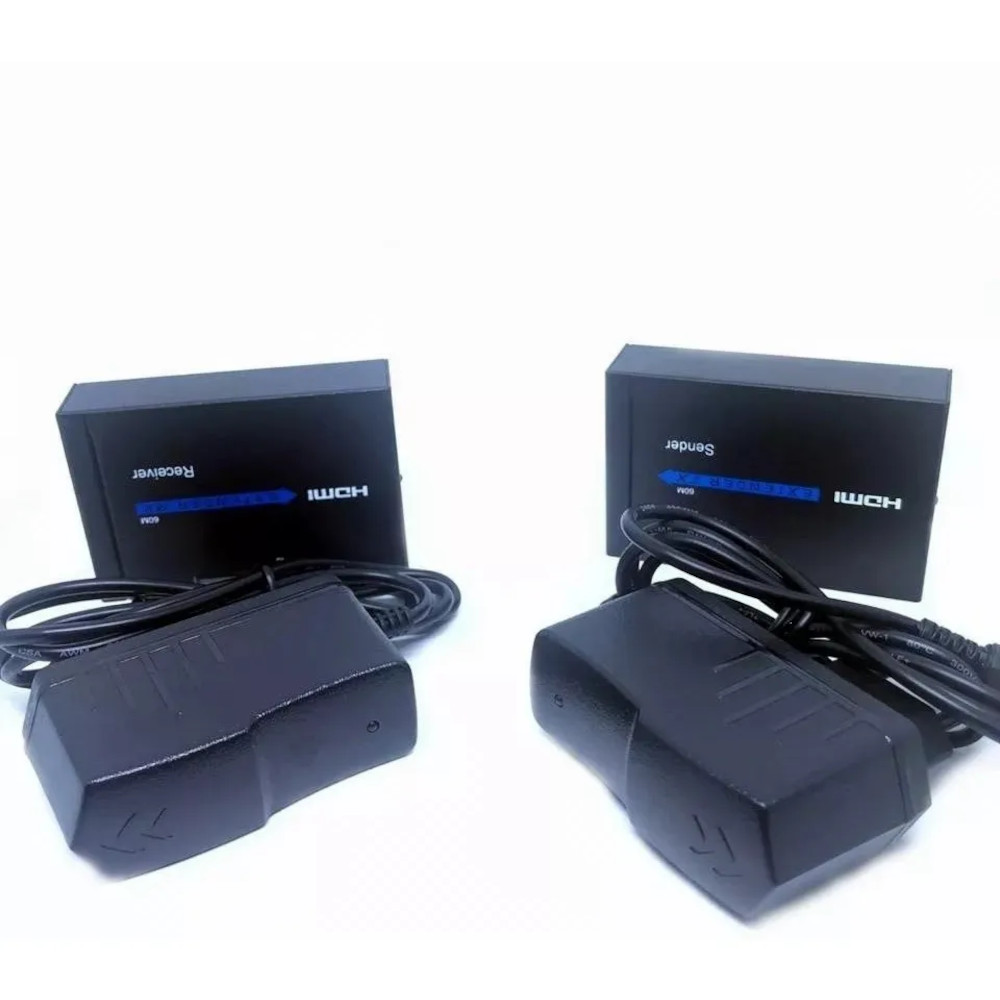 Extensor HDMI 60m via RJ45 Cat5 ou Cat6