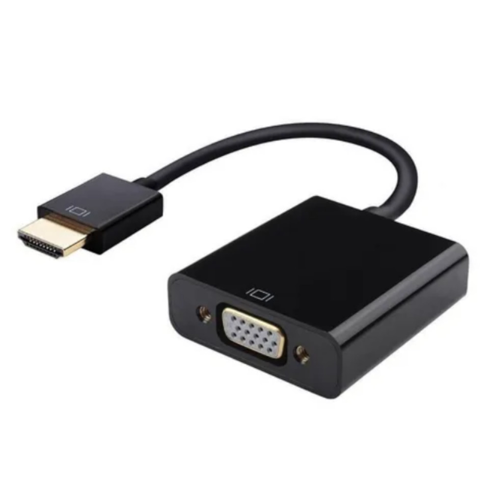 Conversor Hdmi-VGA (Powerless s/Audio)