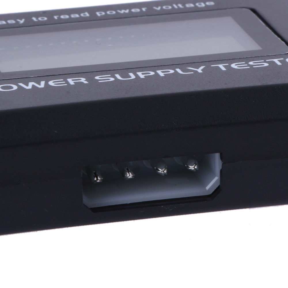 Testador fonte digital 20/24p molex sata com display LCD