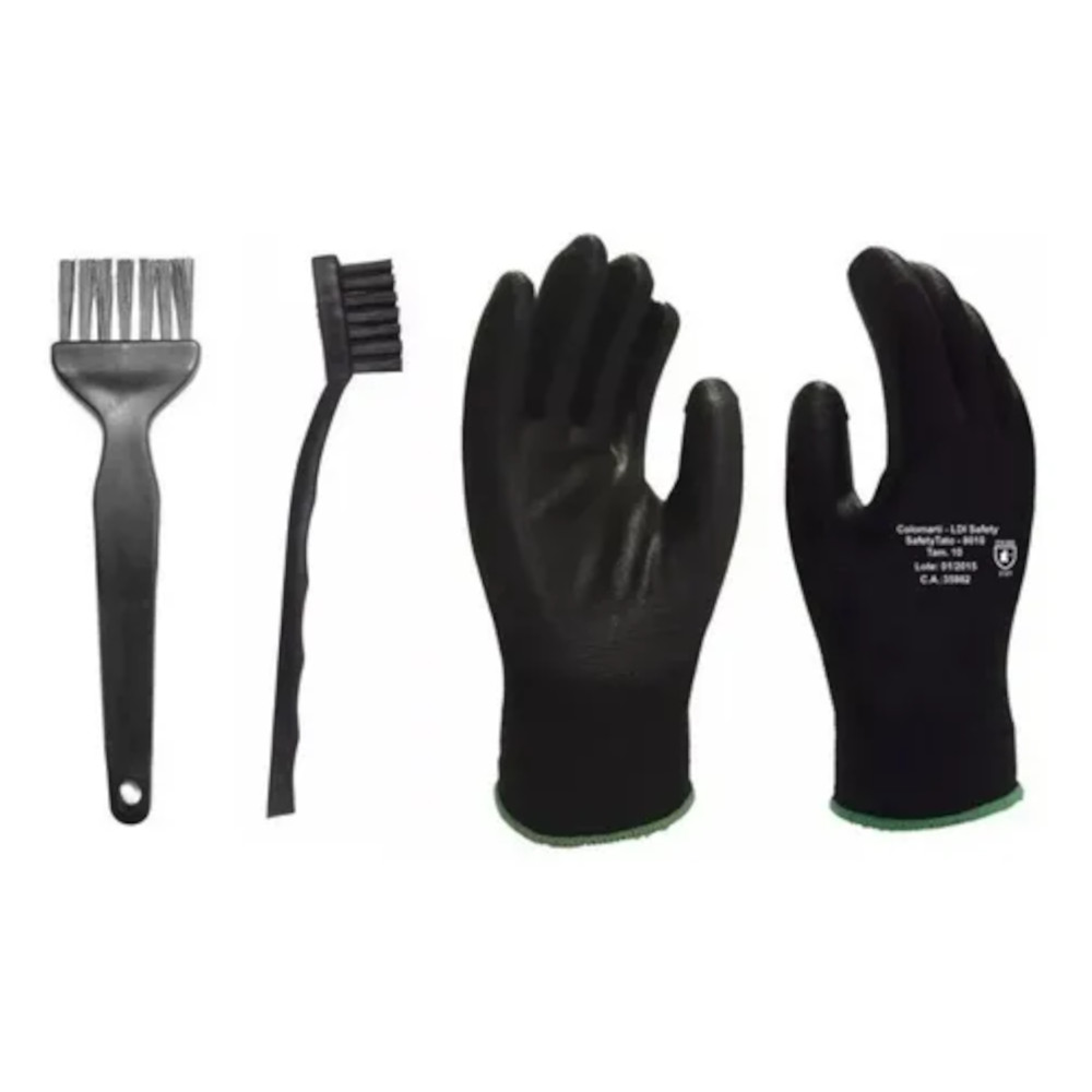 Kit de Limpeza Luva Pincel e Escova Antiestatica